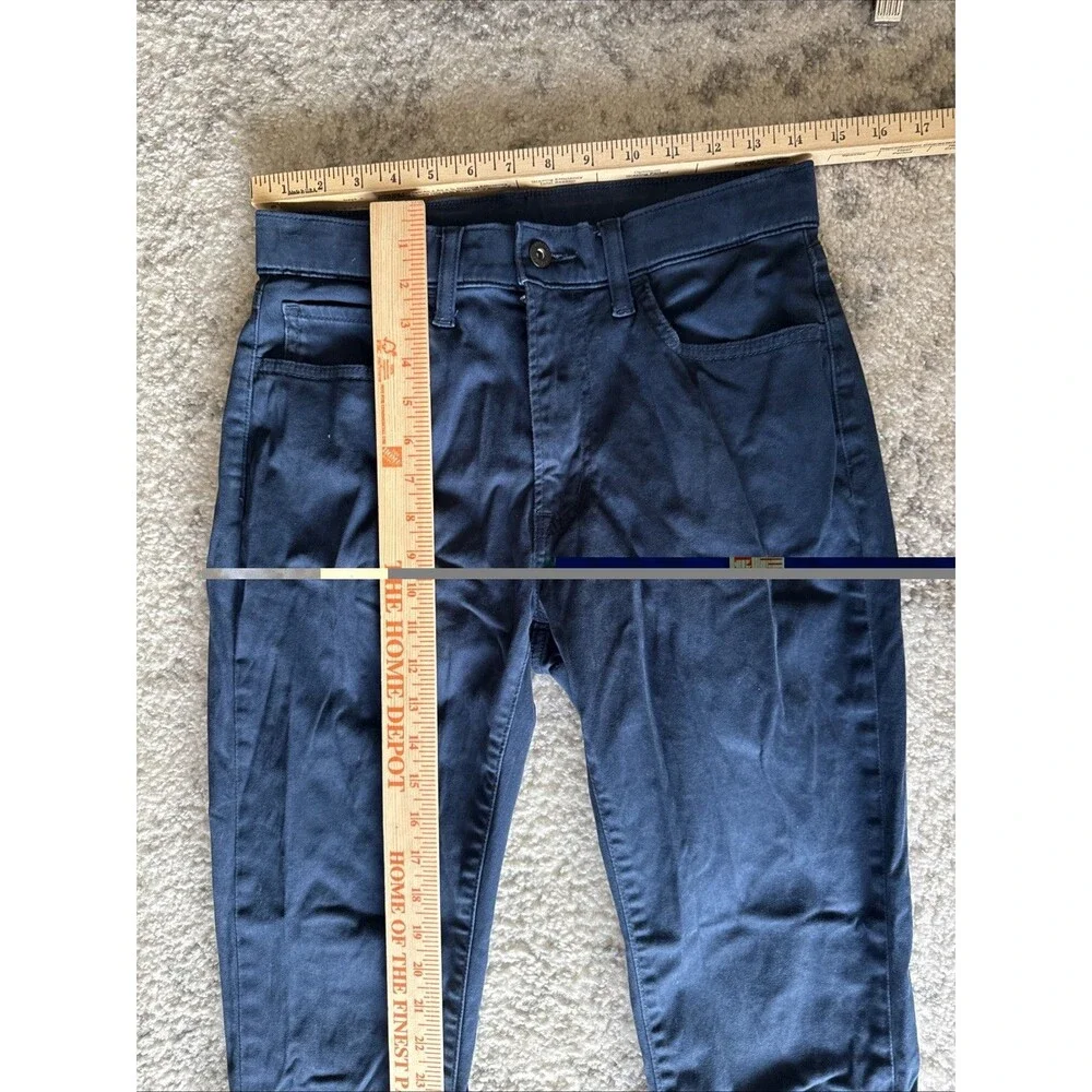 Uniqlo Men’s Ultra Stretch Color Jeans Skinny Tapered Mid-Rise Blue Small- 27-30